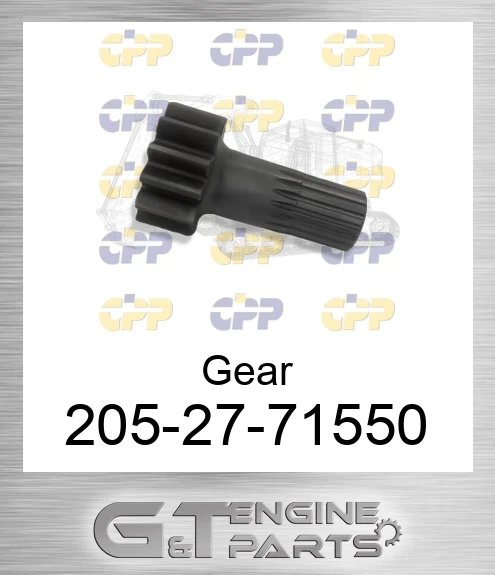 205-27-71550 Gear