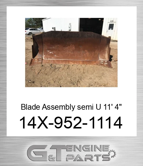 14X-952-1114 Blade Assembly semi U 11' 4" Edge TO Edge