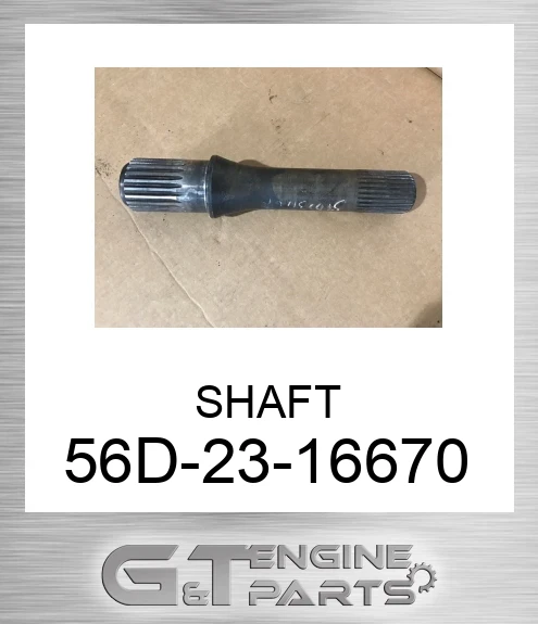 56D-23-16670 Output Shaft center Differential