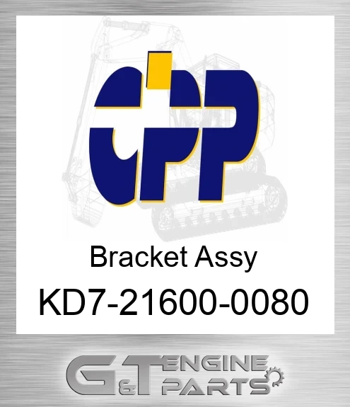 Kd7-21600-0080 Bracket Assy