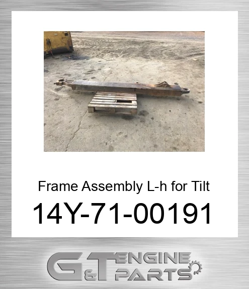 14Y-71-00191 Frame Assembly L-h for Tilt