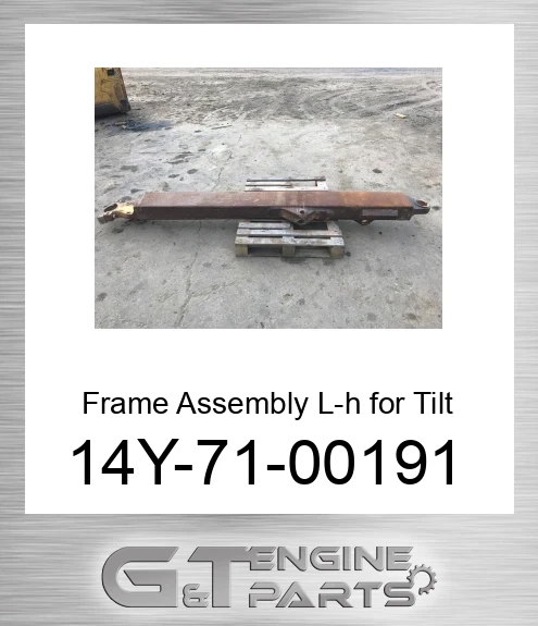 14Y-71-00191 Frame Assembly L-h for Tilt