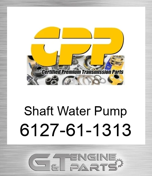6127-61-1313 Shaft Water Pump