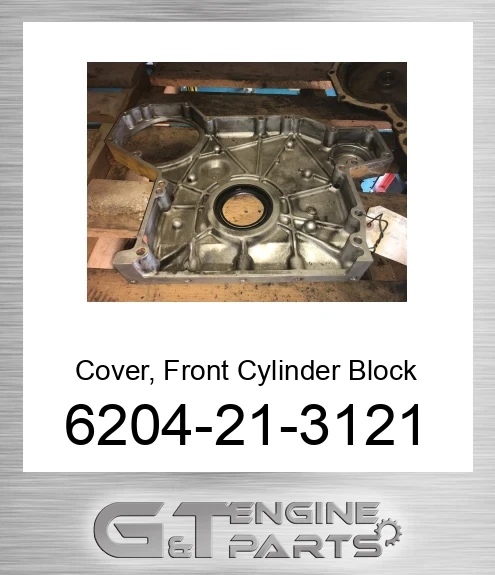 6204-21-3121 Cover, Front Cylinder Block