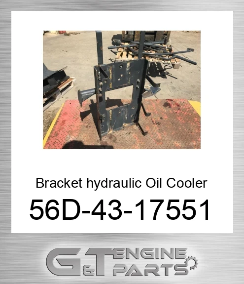 56D-43-17551 Bracket hydraulic Oil Cooler Mounting