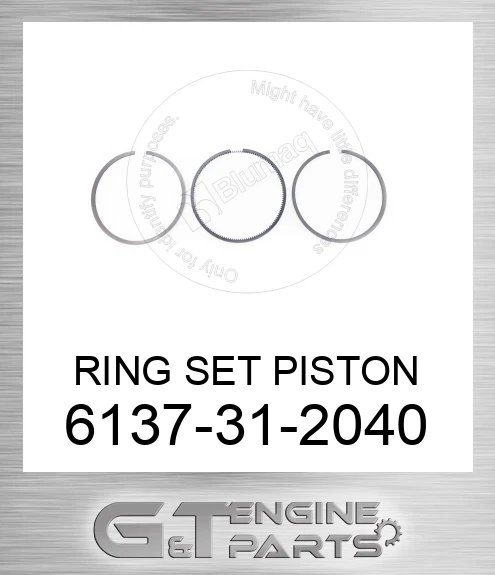 6137-31-2040 RING SET PISTON