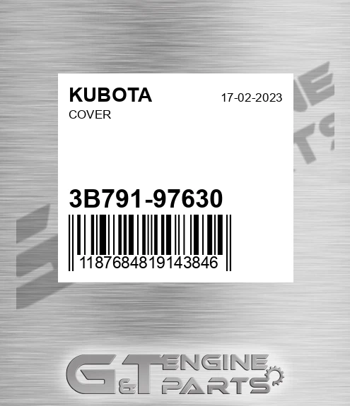 3B791-97630 COVER