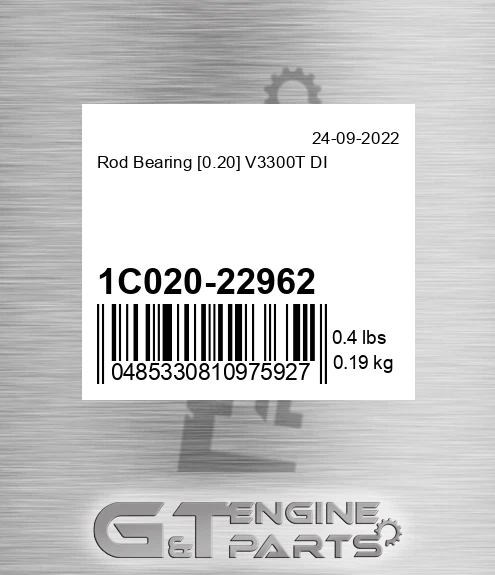 1C020-22962 Rod Bearing [0.20] V3300T DI
