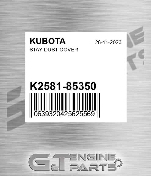 K2581-85350 STAY DUST COVER