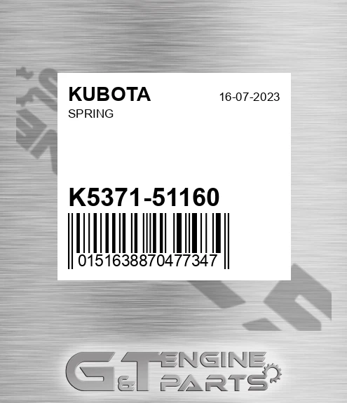 K5371-51160 SPRING