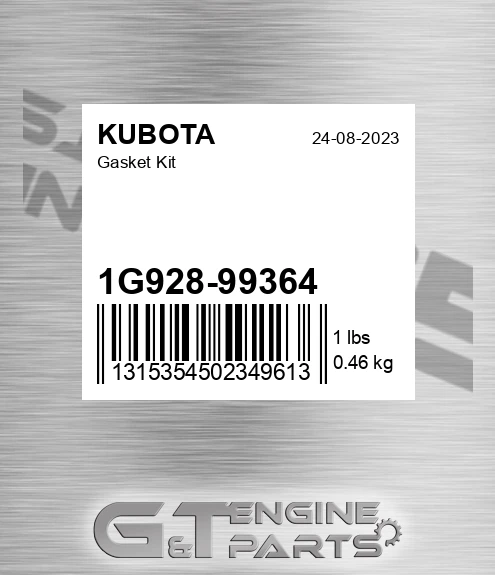 1G928-99364 Gasket Kit