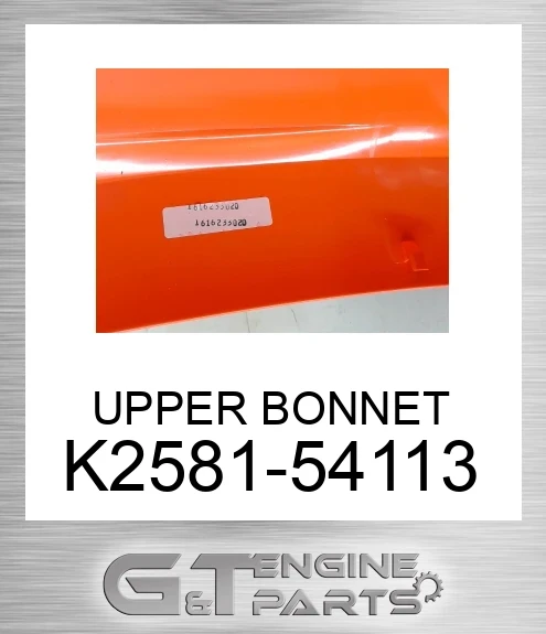 K2581-54113 UPPER BONNET made to fit KUBOTA | Price: $262.58