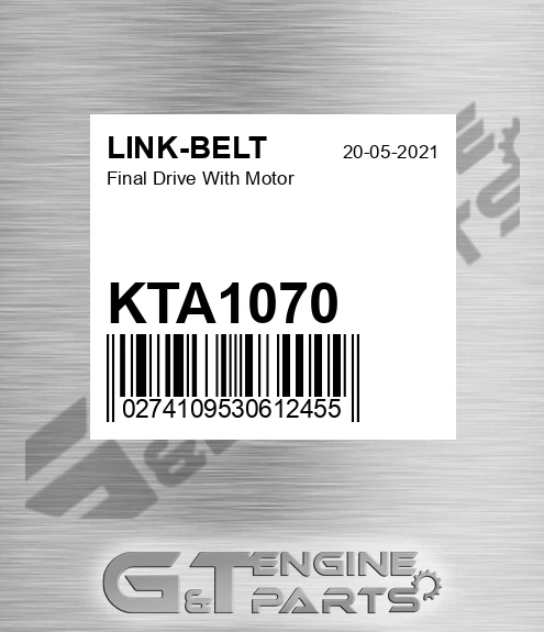 KTA1070 Final Drive With Motor