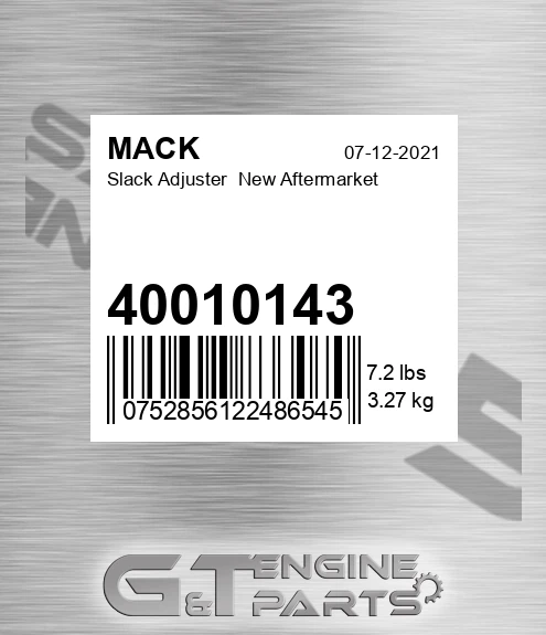 40010143 Slack Adjuster New Aftermarket
