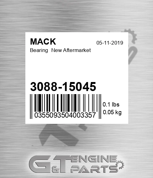 3088-15045 Bearing New Aftermarket