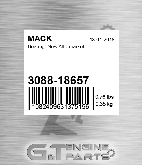 3088-18657 Bearing New Aftermarket