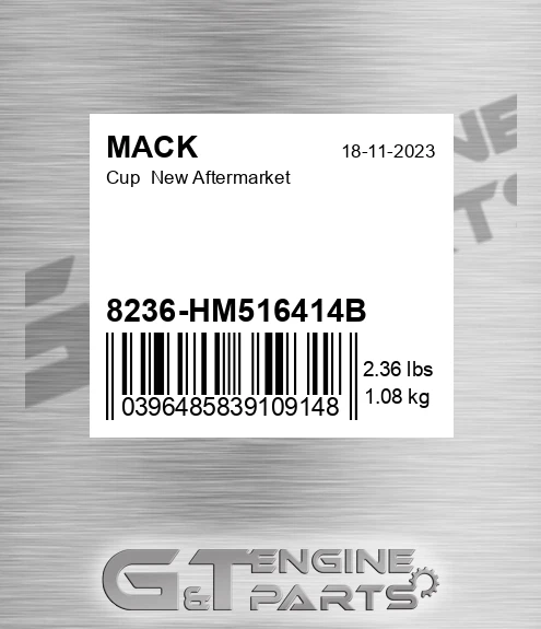 8236-HM516414B Cup New Aftermarket