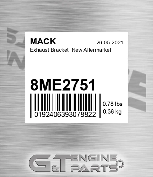 8ME2751 Exhaust Bracket New Aftermarket