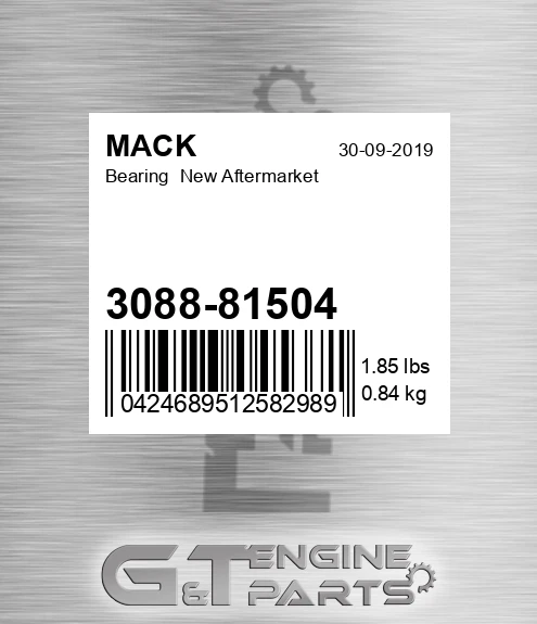 3088-81504 Bearing New Aftermarket