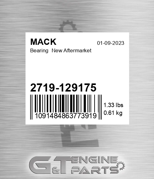 2719-129175 Bearing New Aftermarket