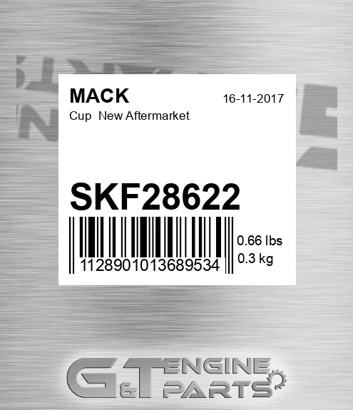 SKF28622 Cup New Aftermarket