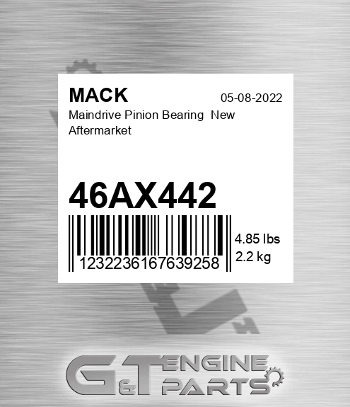 46AX442 Maindrive Pinion Bearing New Aftermarket