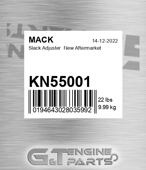 KN55001 Slack Adjuster New Aftermarket