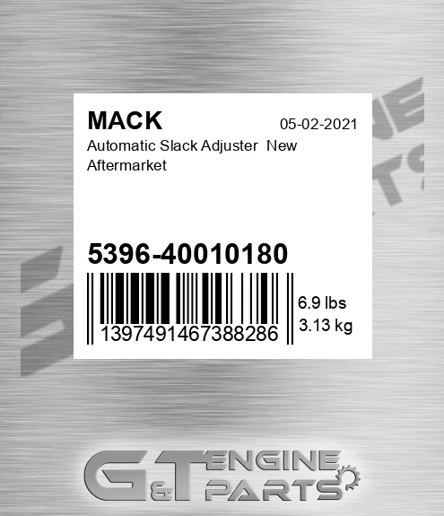 5396-40010180 Automatic Slack Adjuster New Aftermarket