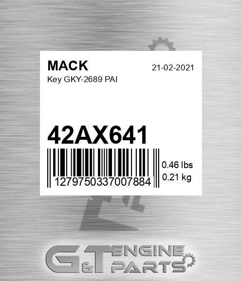42AX641 Key GKY-2689 PAI