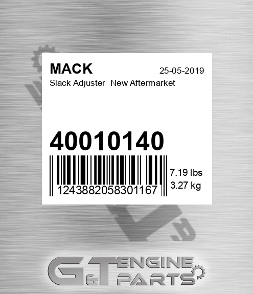 40010140 Slack Adjuster New Aftermarket