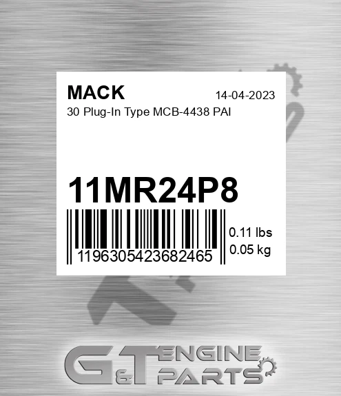 11MR24P8 30 Plug-In Type MCB-4438 PAI