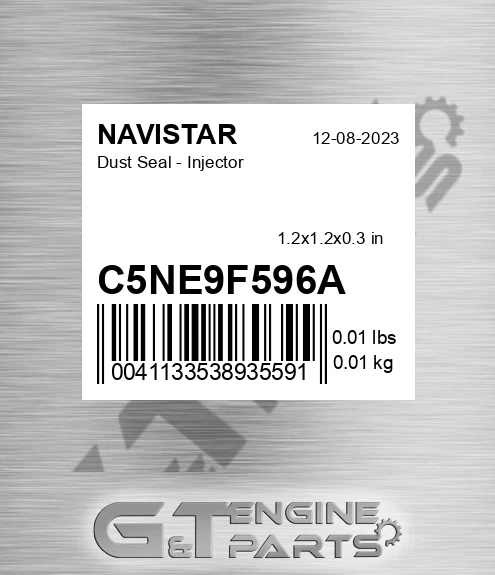 C5NE9F596A Dust Seal - Injector