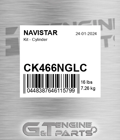 CK466NGLC Kit - Cylinder