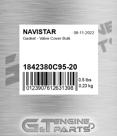 1842380C95-20 Gasket - Valve Cover Bulk