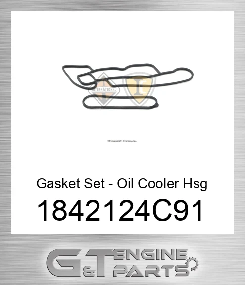 1842124C91 Gasket Set - Oil Cooler Hsg