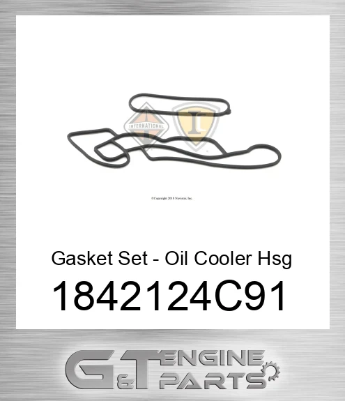 1842124C91 Gasket Set - Oil Cooler Hsg