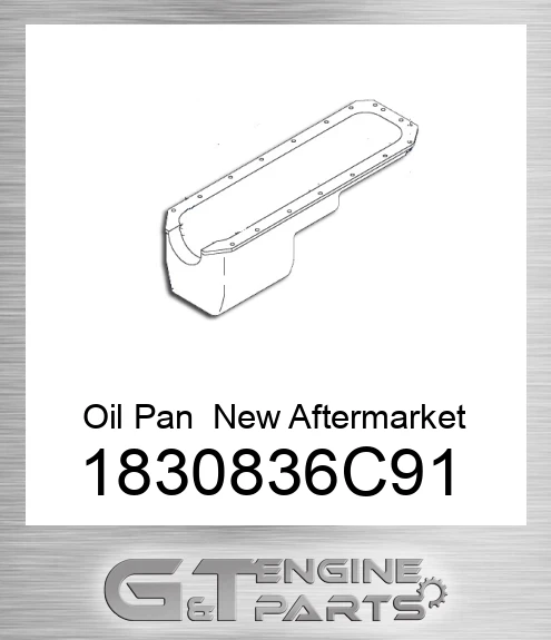 1830836c91 Oil Pan New Aftermarket