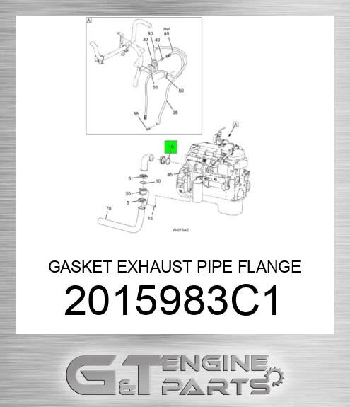 2015983C1 GASKET EXHAUST PIPE FLANGE