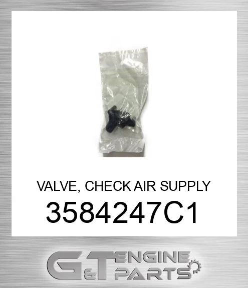3584247C1 VALVE, CHECK AIR SUPPLY