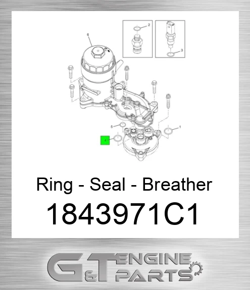 1843971C1 Ring - Seal - Breather