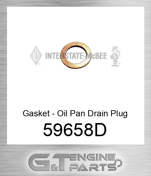 59658D Gasket - Oil Pan Drain Plug