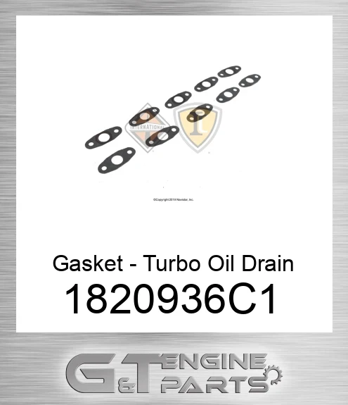 1820936C1 Gasket - Turbo Oil Drain