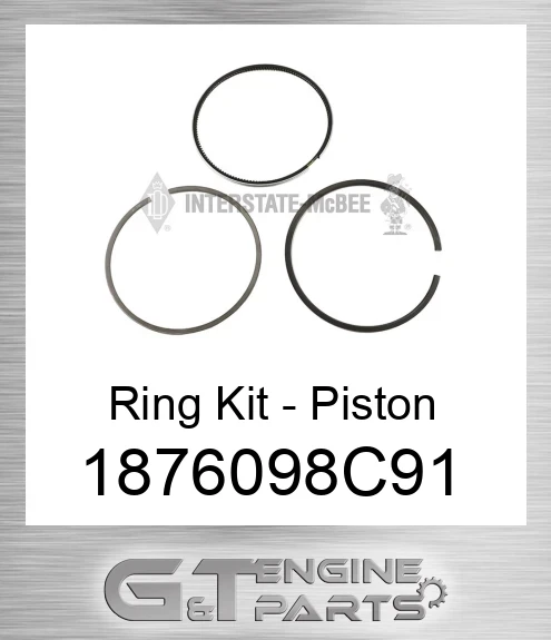 1876098C91 Ring Kit - Piston