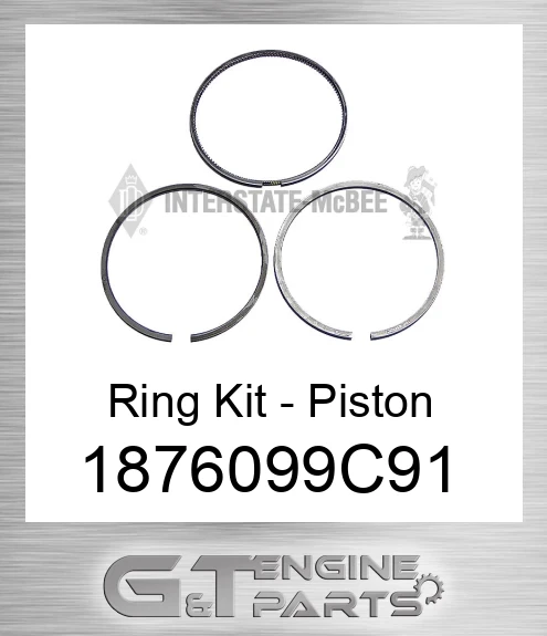 1876099C91 Ring Kit - Piston