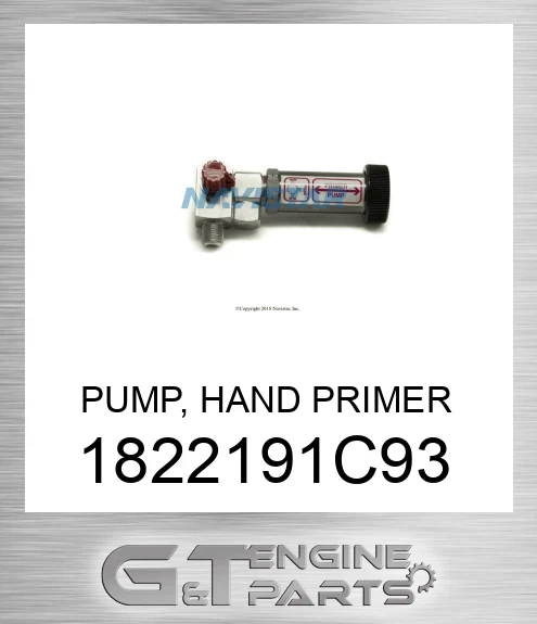 1822191C93 PUMP, HAND PRIMER