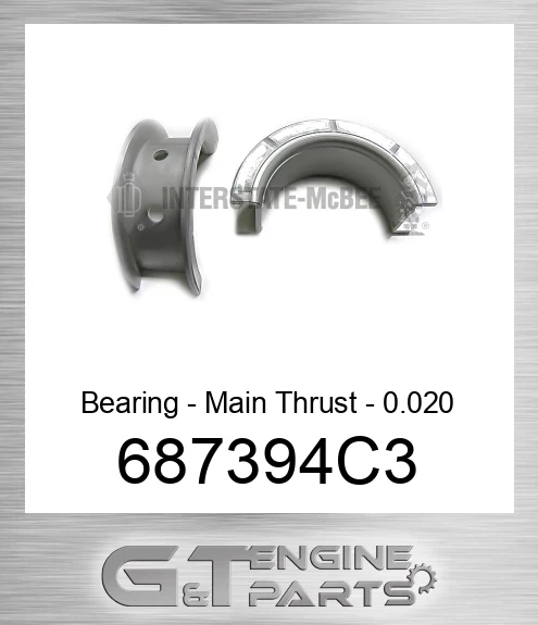 687394C3 Bearing - Main Thrust - 0.020
