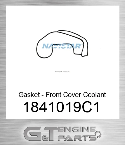 1841019C1 Gasket - Front Cover Coolant