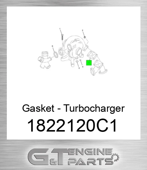 1822120C1 Gasket - Turbocharger