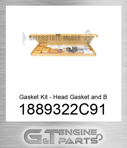 1889322C91 Gasket Kit - Head Gasket and B