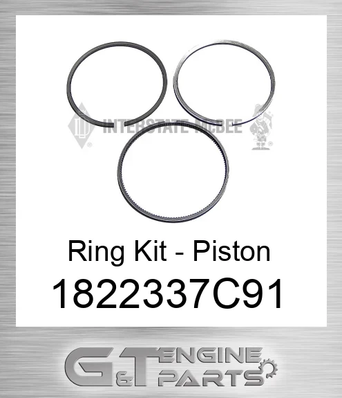 1822337C91 Ring Kit - Piston